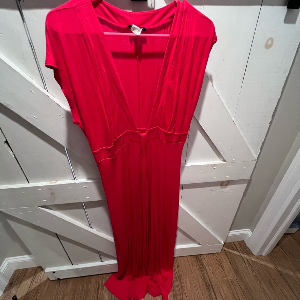 Venus low cut maxi dress